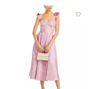 V. Chapman Vera corset midi dress